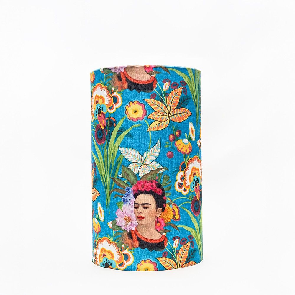 Frida Kahlo Wooden Table Lamp shade | Mango wood Table Lamp