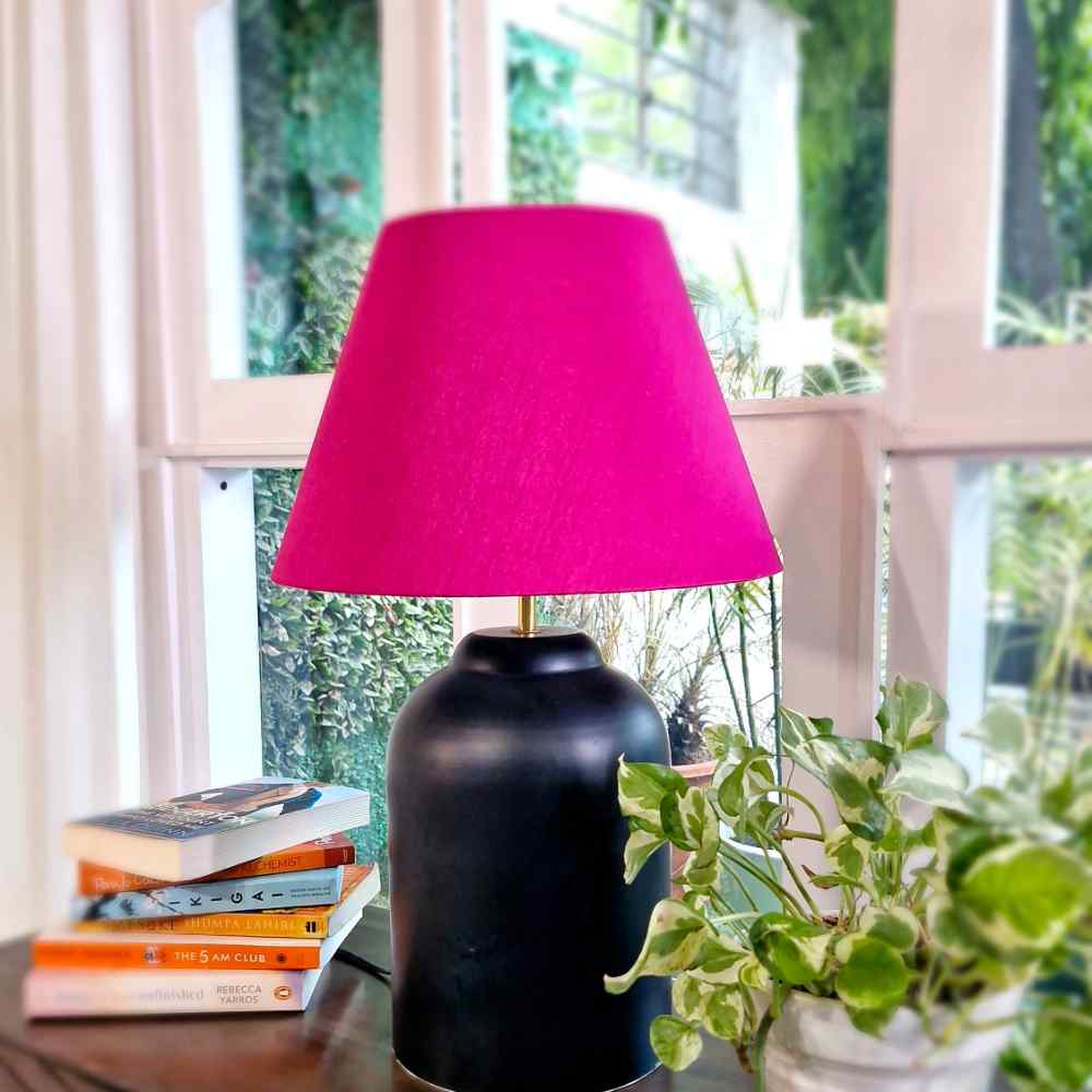 Pink Conical Lampshade Big