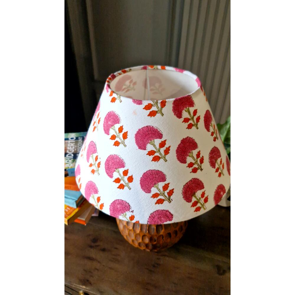 Pink Flower Small Lampshade