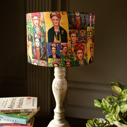 Frida Kahlo Drum Lampshade
