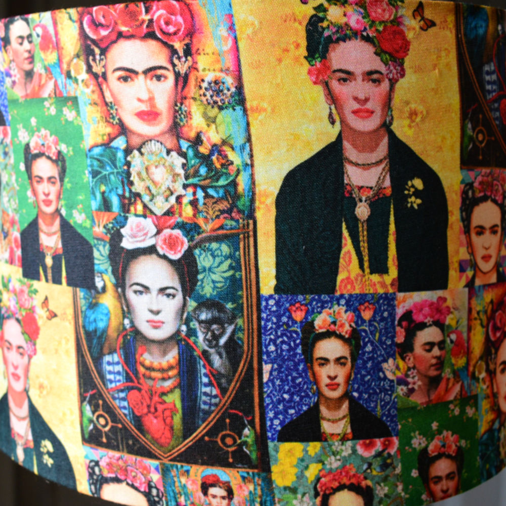 Frida Kahlo Drum Lampshade