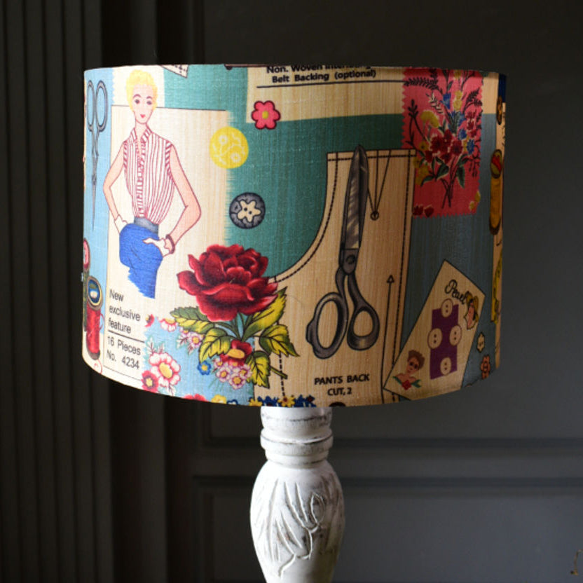 Fashion Elements Print Lampshade